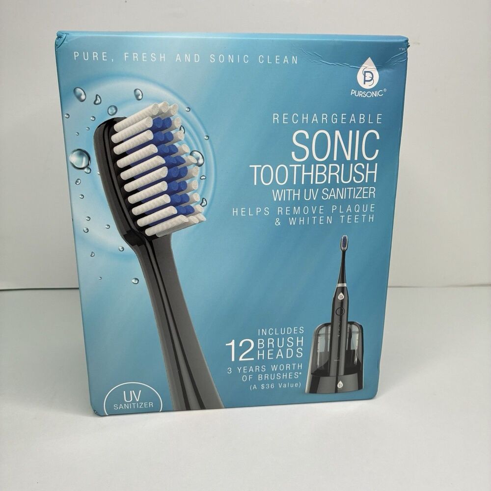 Pursonic Smart Series Rechargeable Toothbrush with UV Sanitizing Function